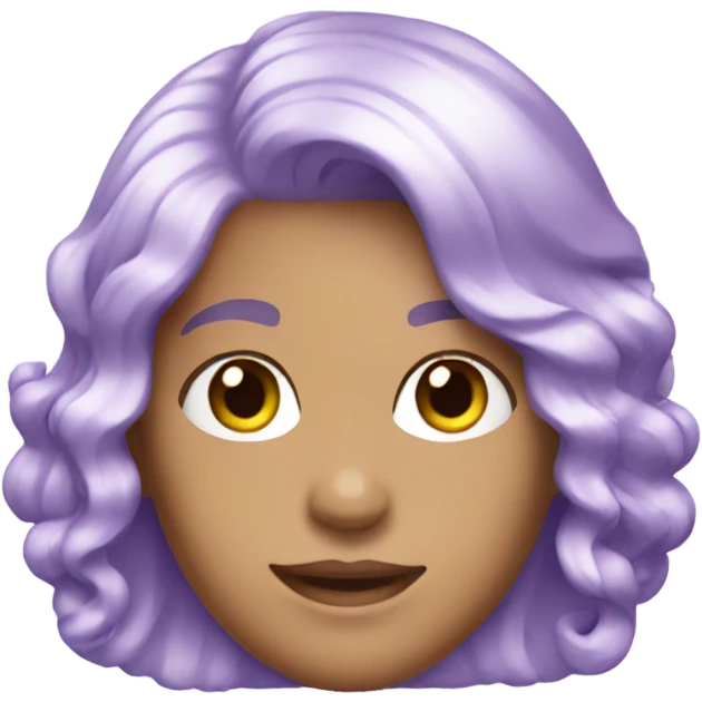 pastel purple shampoo emoji