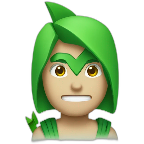 green arrow trending up emoji