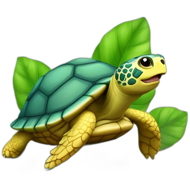 tortue sur un lievre emoji