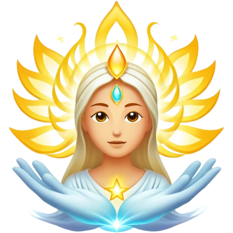 manifestation visualization, energy, spiritual concept emoji