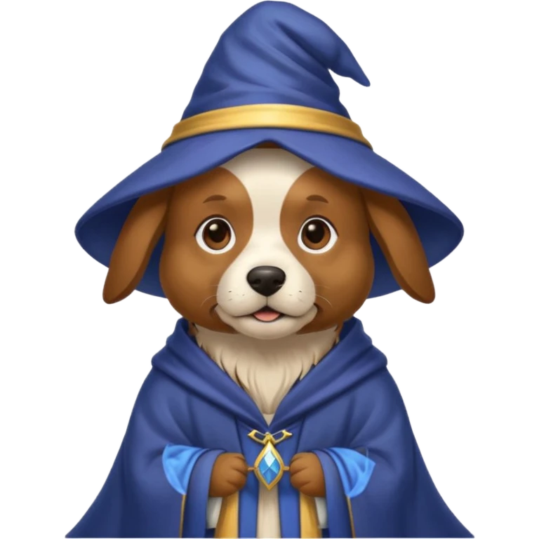 Dog wizard emoji