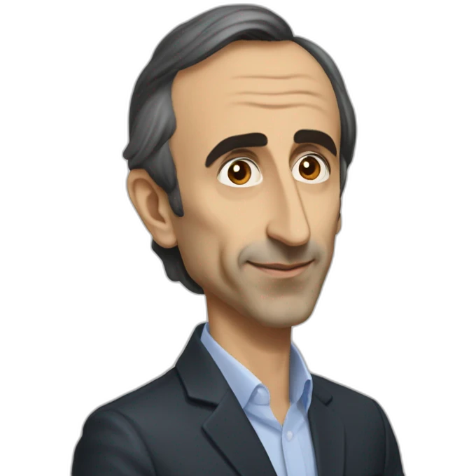 Éric Zemmour qui chevauche une personne emoji