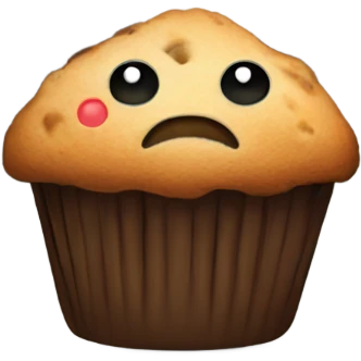 Muffin next to a building  emoji