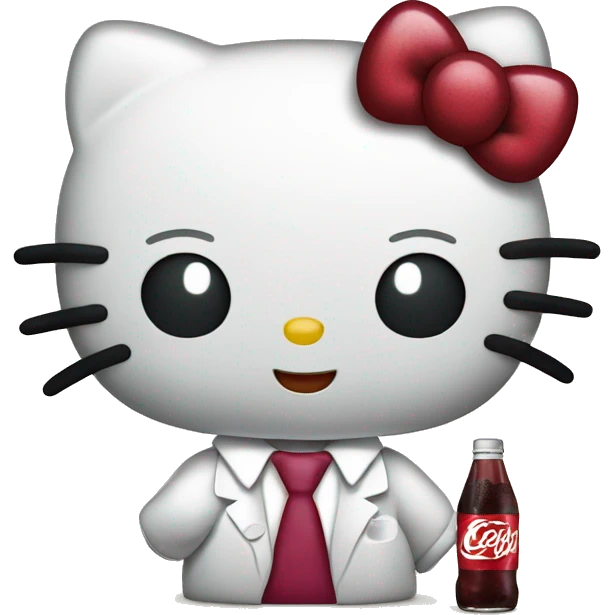 hello kitty with dr pepper emoji