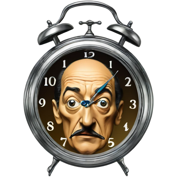 salvador dali melted clock emoji