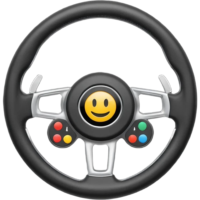 steering wheel emoji