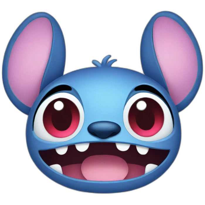 Stitch with heart eyes  emoji
