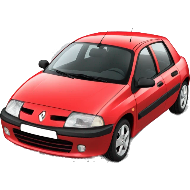 Renault megane 1nd gen sedan red emoji