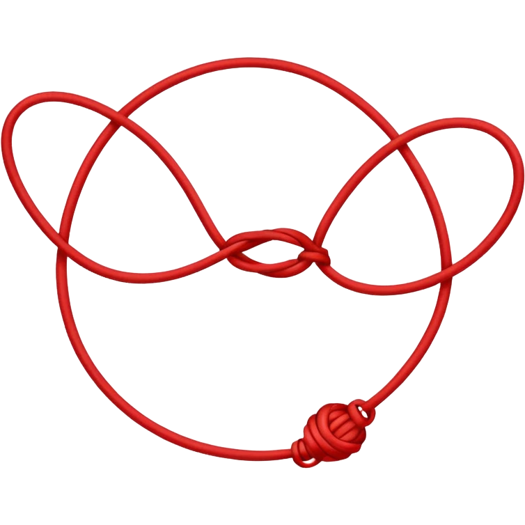 Red string emoji