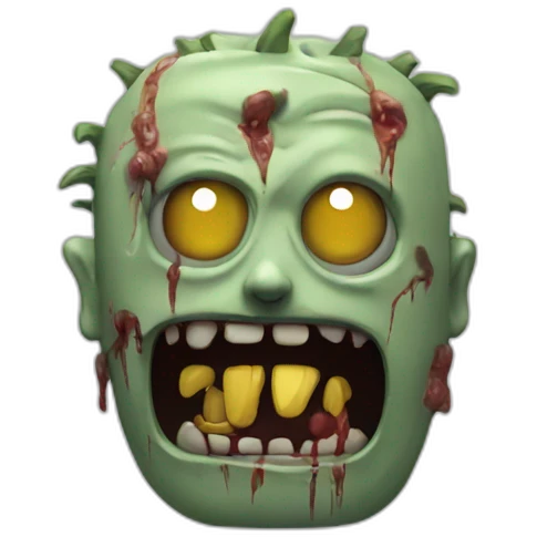 Tv 3D film zombie emoji