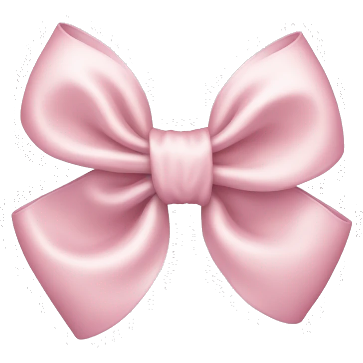 Light pink bow emoji