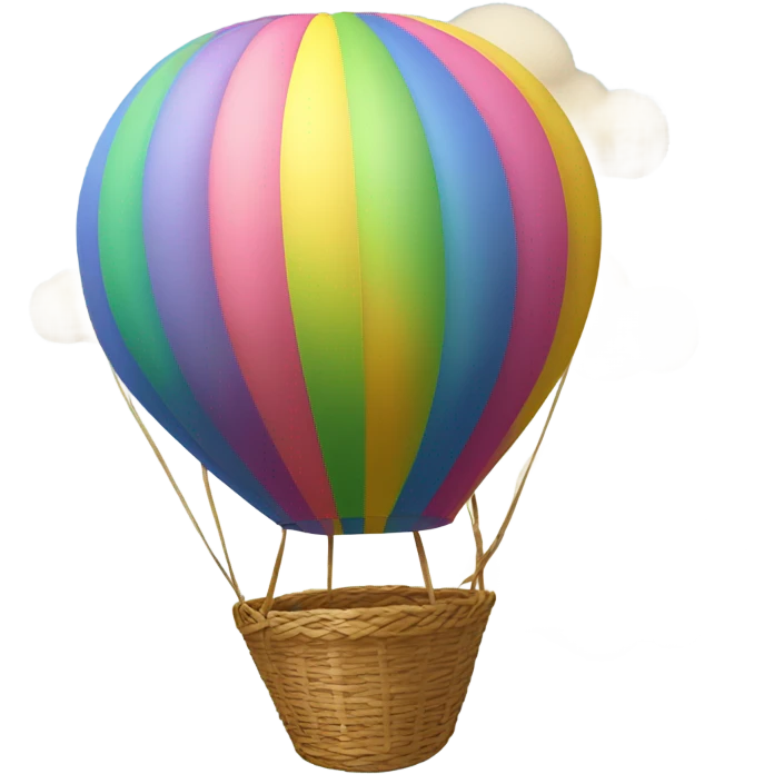 Hot air balloon  emoji