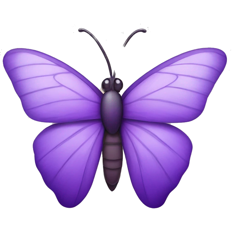 Mariposa morada emoji