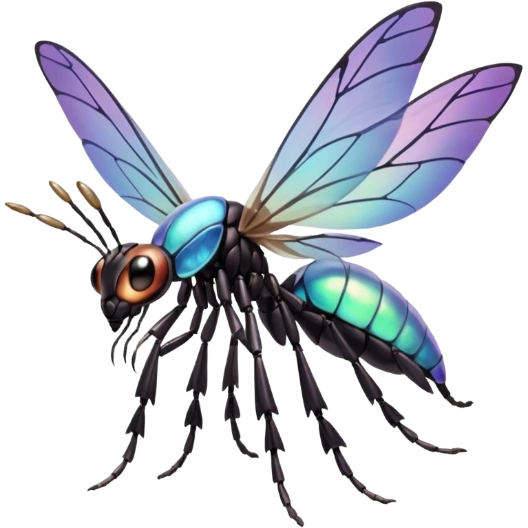 Elemental Bug-Fairy-type natural realistic elegant cool handsome beautiful pretty badass Pokémon-Fakémon-creature emoji