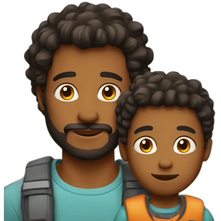 father and son emoji