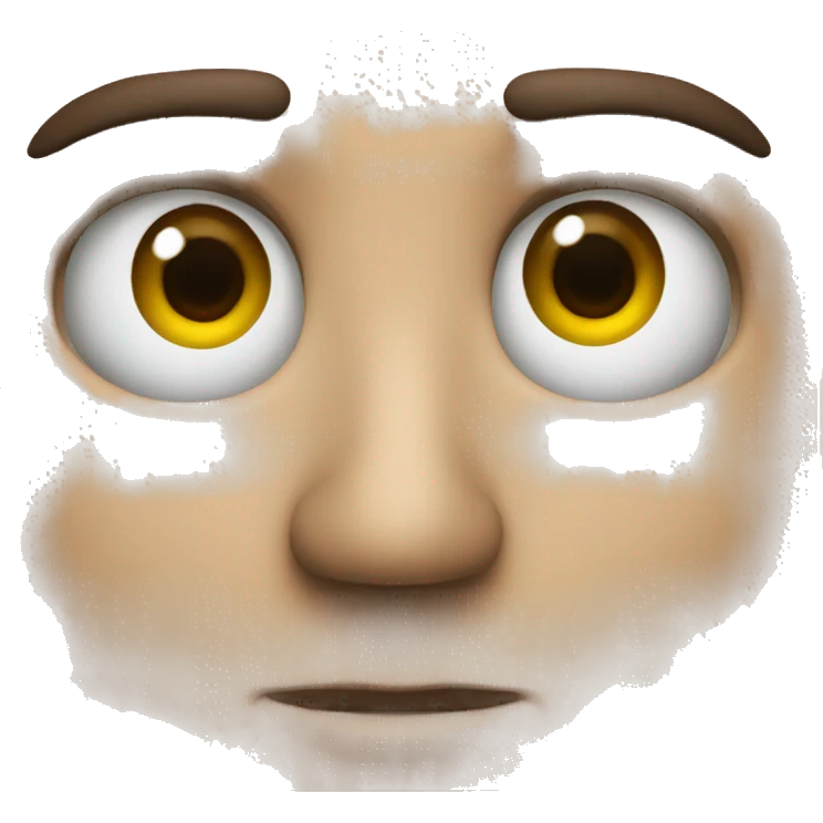 Suspicious eyes emoji