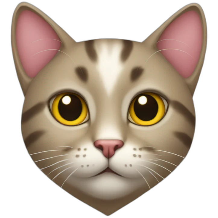 Cat with heart emoji