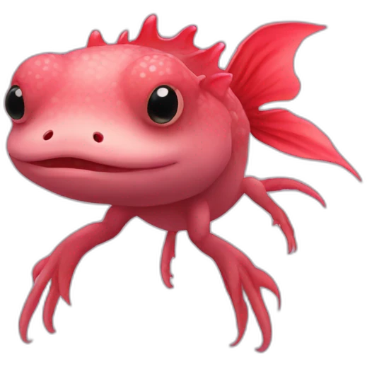 red axolotl emoji