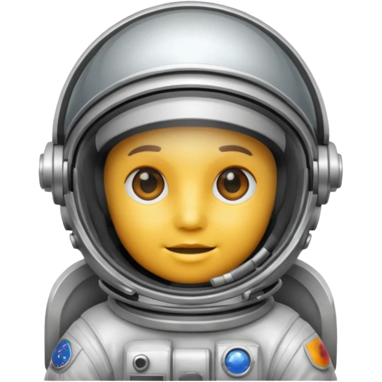 Astronaut helmet with Suggests a contained environment and communication. emoji