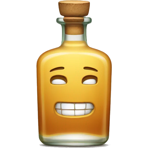 Tequila bottle emoji