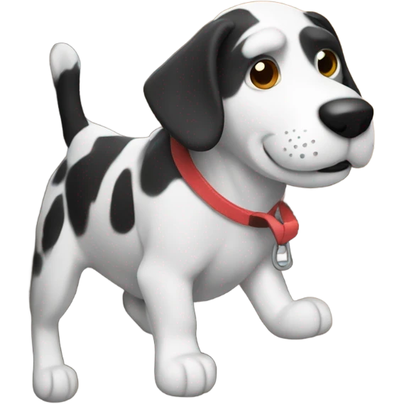 Dog rock climbing emoji