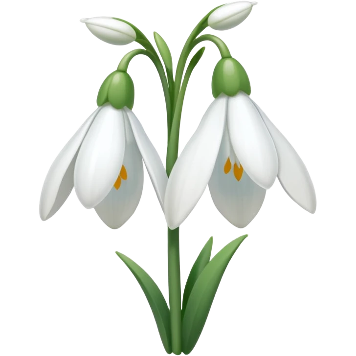 snowdrop emoji emoji