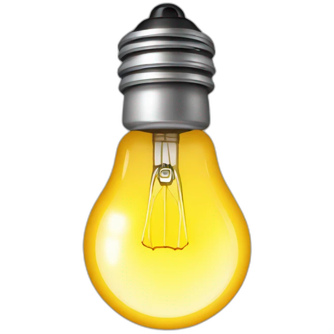 light bulb emoji