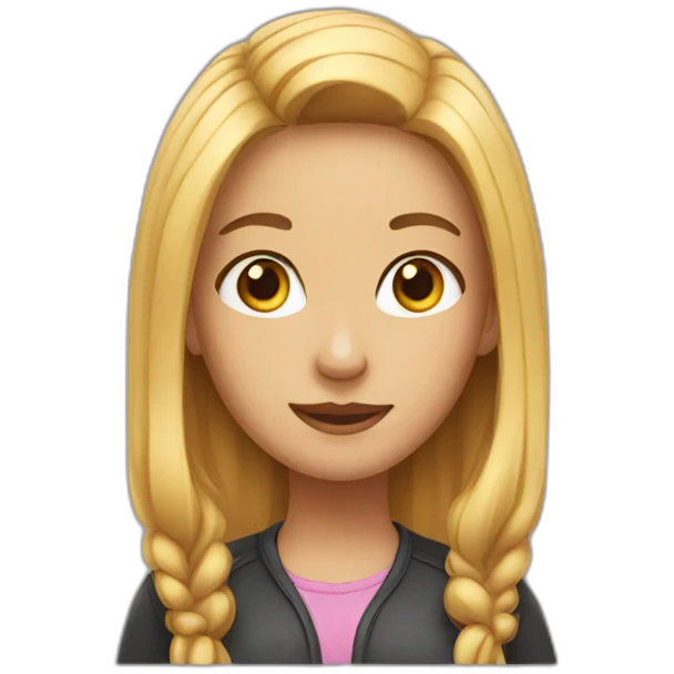 smart girl emoji