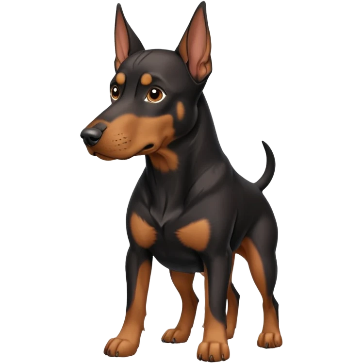 Dobermann hängeohren emoji