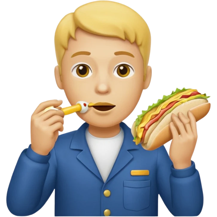 a largean instructor with a whistle  sandwich emoji