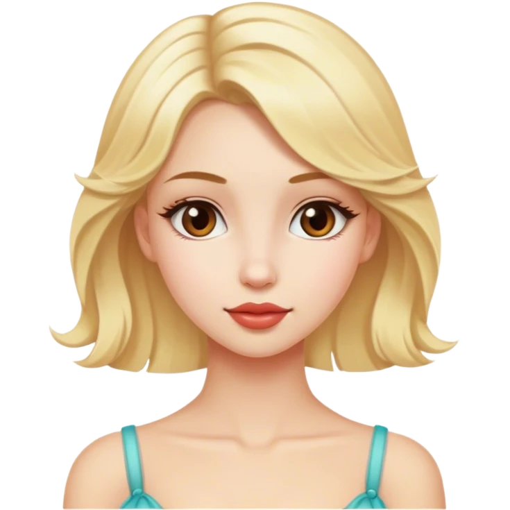 blondie girl coquette emoji