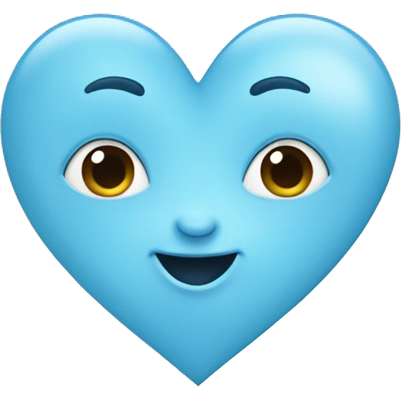 baby blue heart emoji