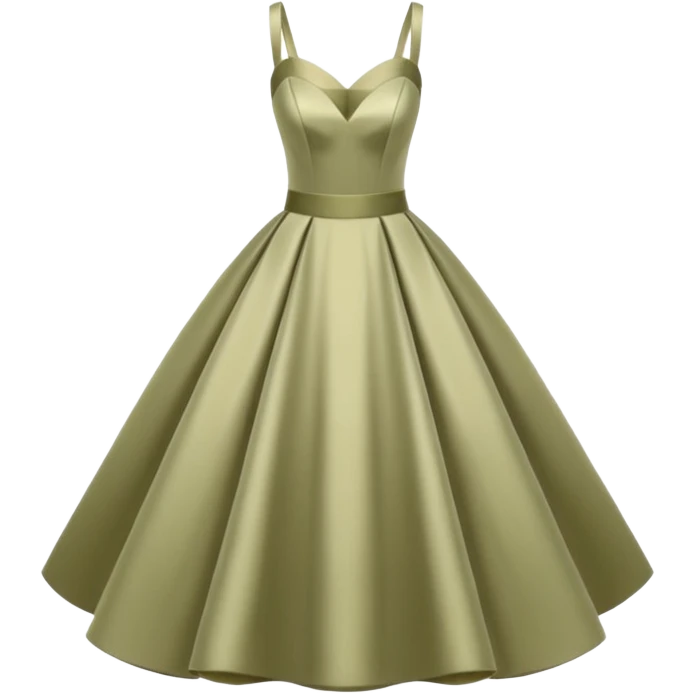 Khaki short satin wedding dress emoji