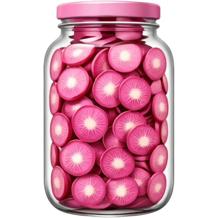 Pink Pickled ginger emoji