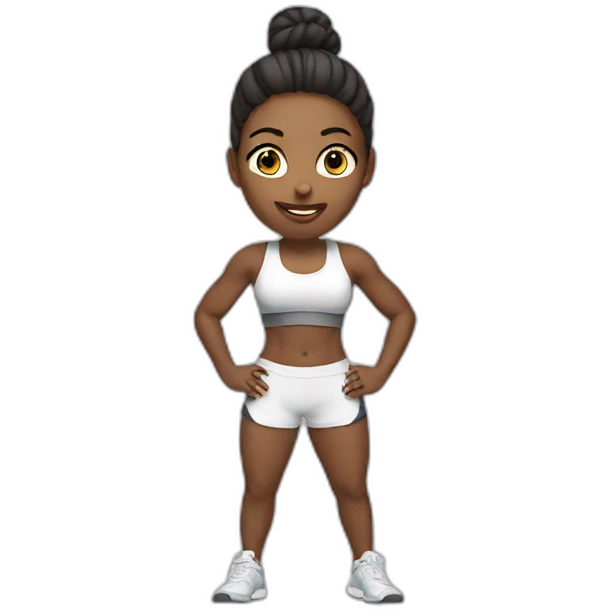 fitness girl emoji