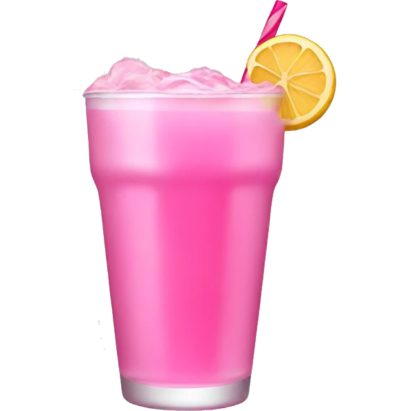 Pink drink emoji