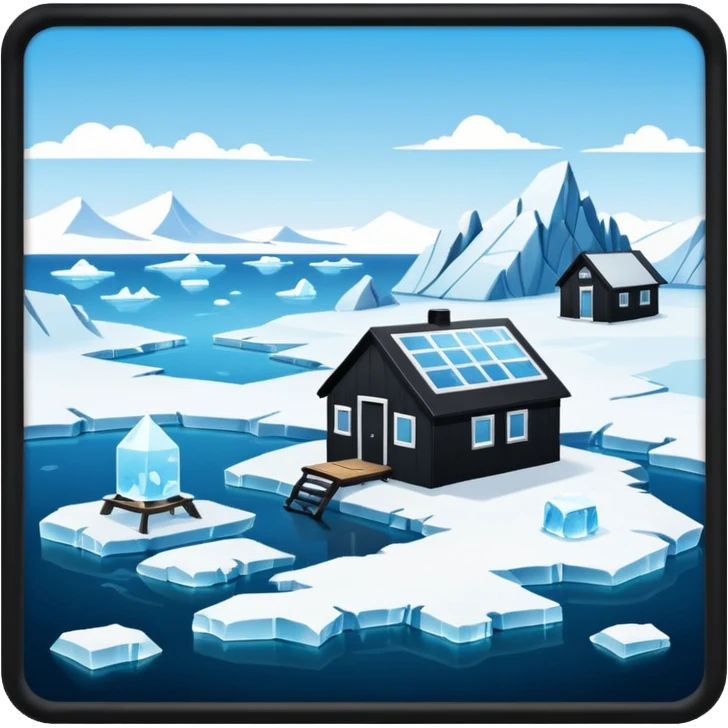 Arctic with resources emoji