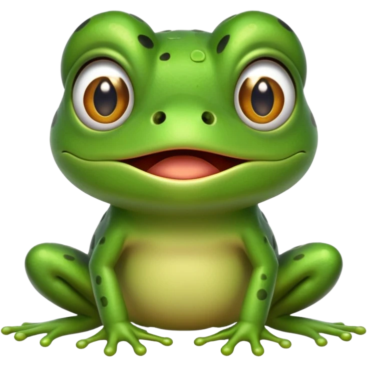Emoji grenouille choqué  emoji