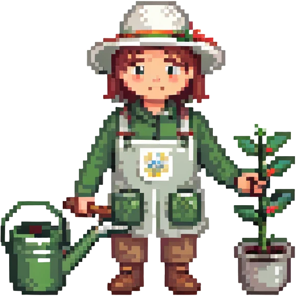 black gardener emoji