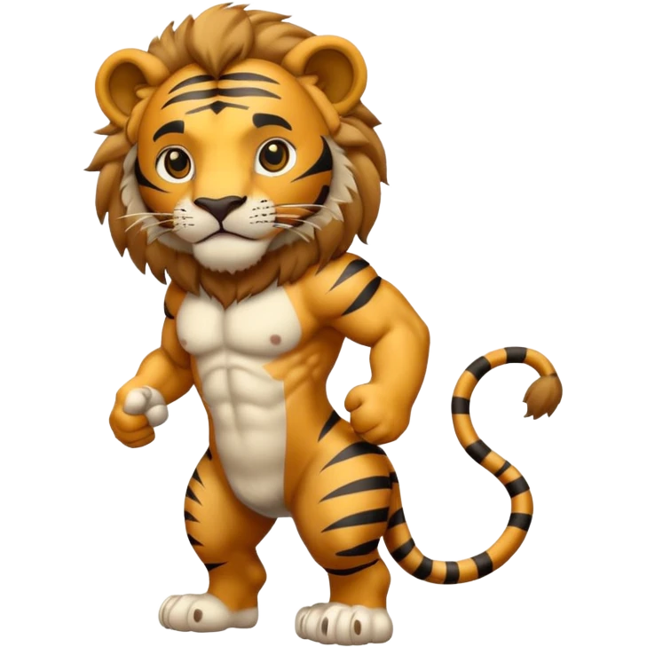 Lion Tiger Fusion emoji