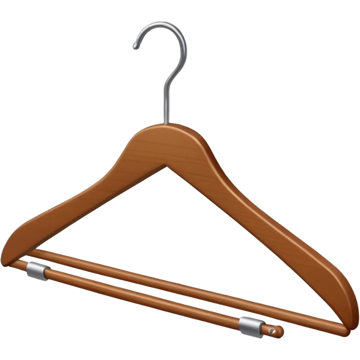 Hanger emoji full wooden and 30°angle emoji