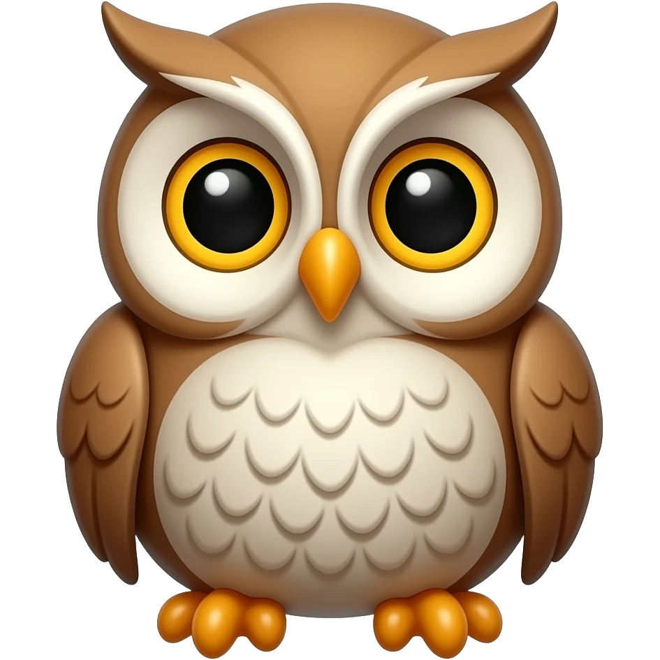 Owls toy emoji
