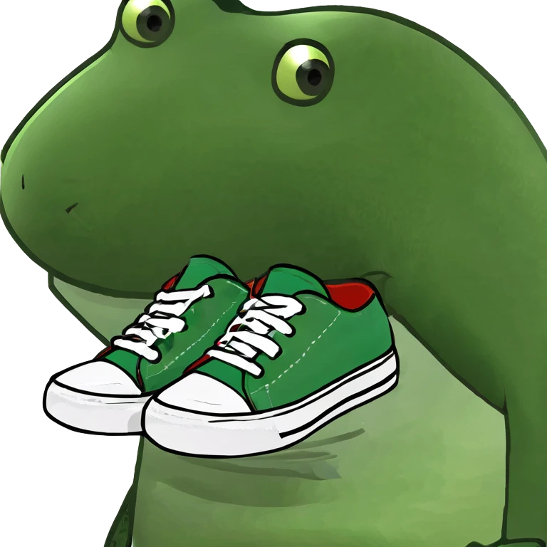 un tiburon con zapatos emoji