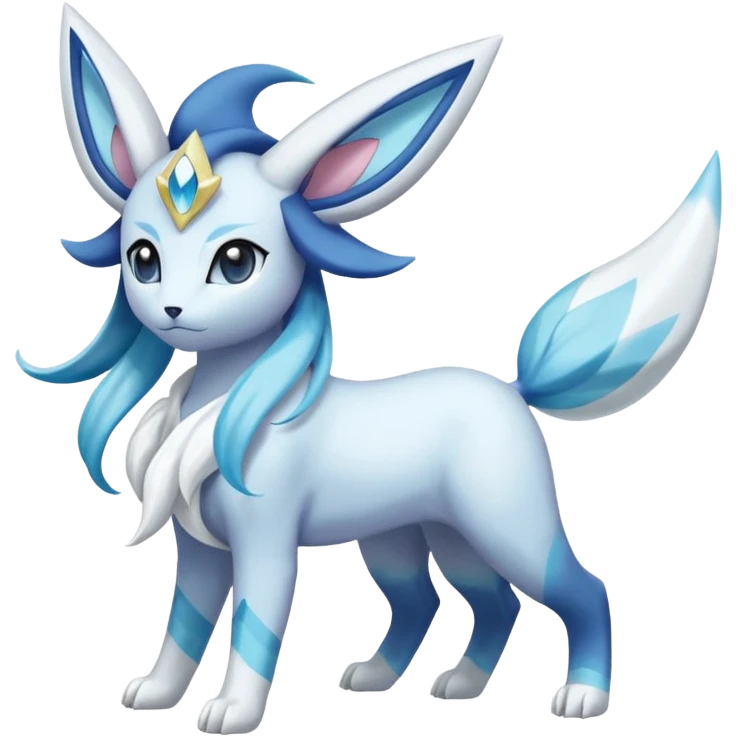 Primarina-Glaceon-Suicune-Amaura-Dialga-fusion emoji