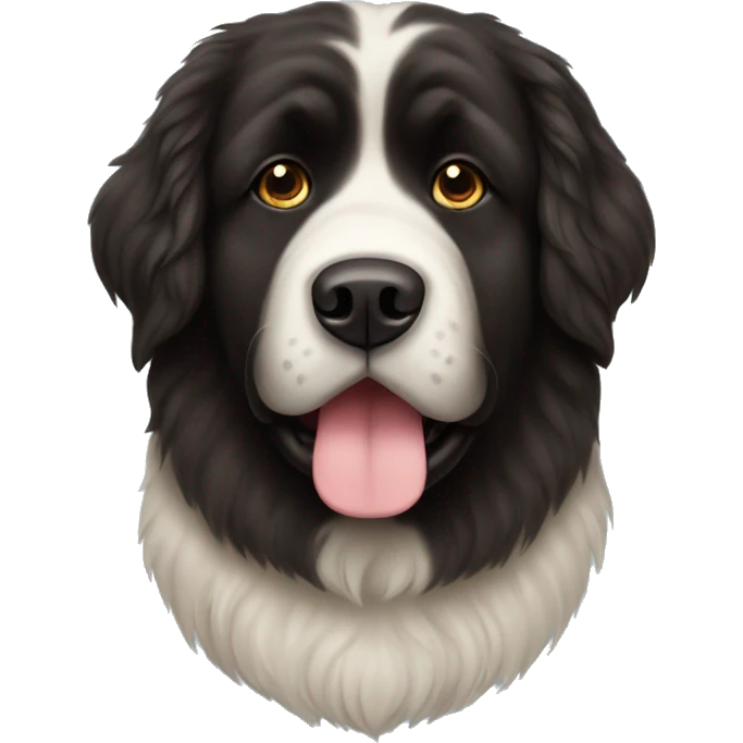Newfoundland dog emoji