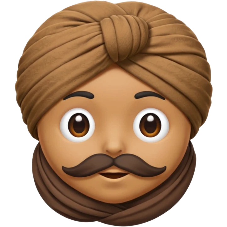 Poo with turban emoji