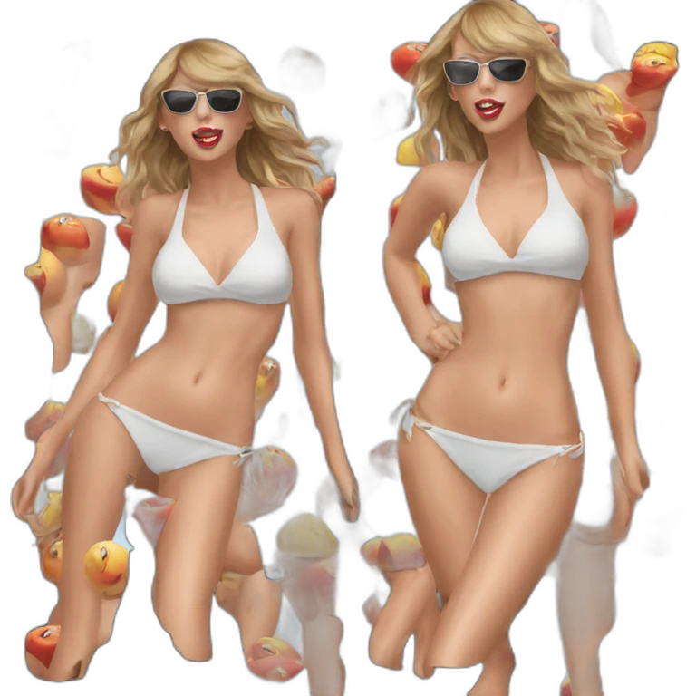 hot taylor swift thin bikini emoji