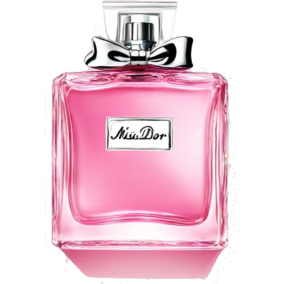Pink Miss dior perfume  emoji