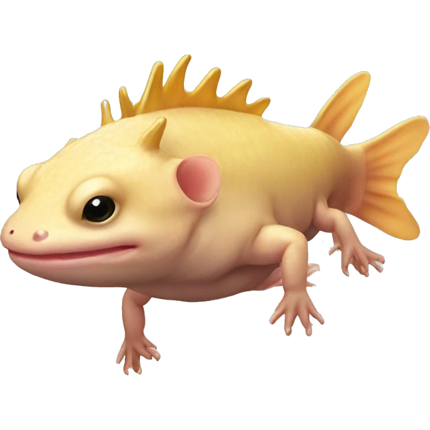 Golden axolotl  emoji