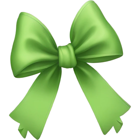 Cute bow emoji